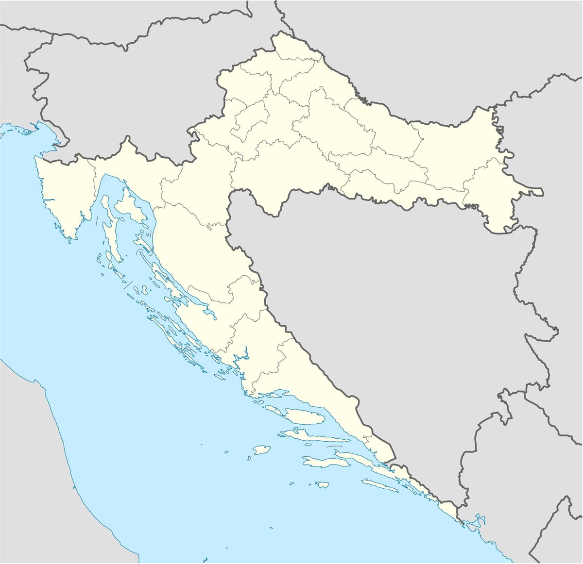 Hırvatistan çevrimdışı haritası