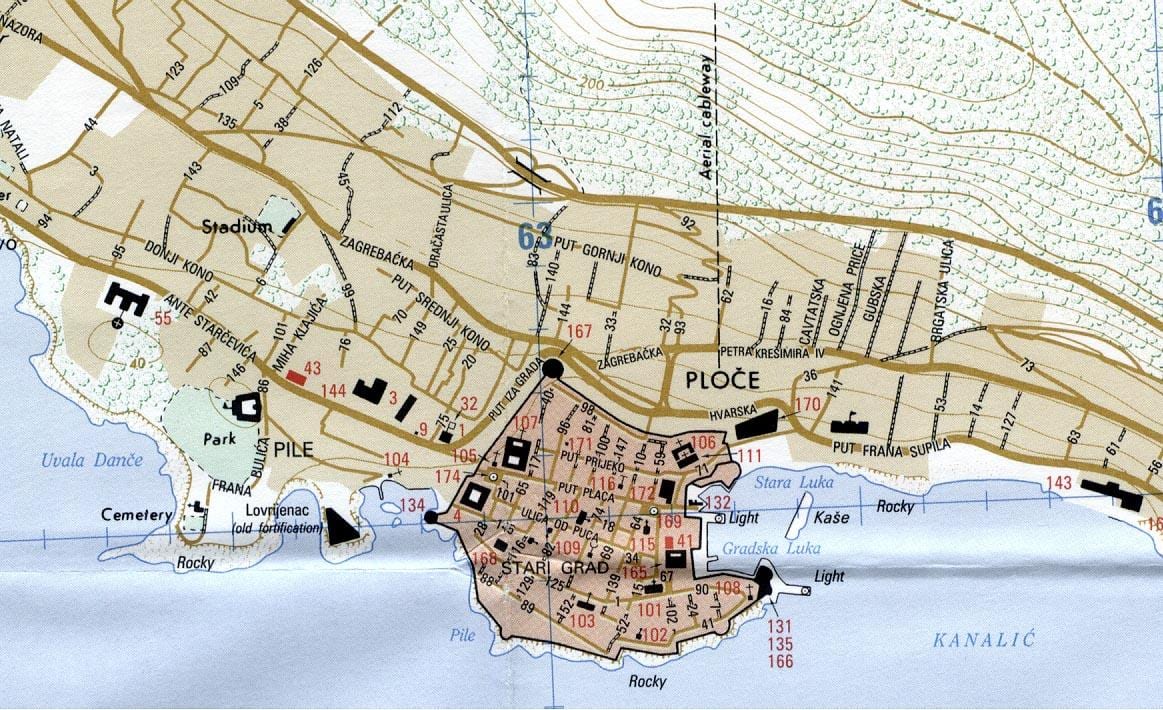 rijeka Hırvatistan haritası 