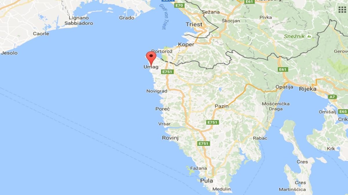 umag, Hırvatistan haritası