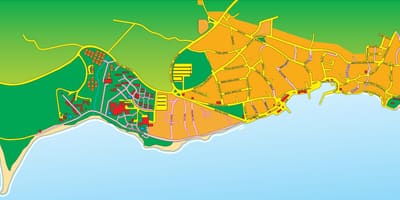 Brac, Hırvatistan haritası 