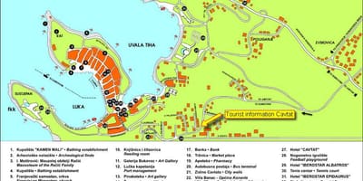 Cavtat, Hırvatistan haritası 