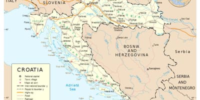 Hırvatistan şehirler göster 