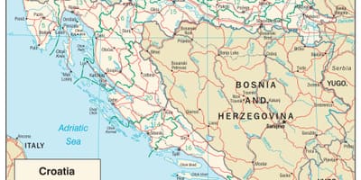 Lidl Hırvatistan haritası 