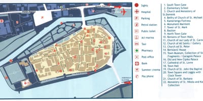 Hırvatistan trogir haritası