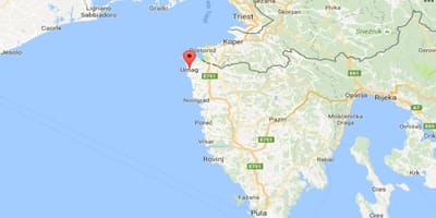 Umag, Hırvatistan haritası 